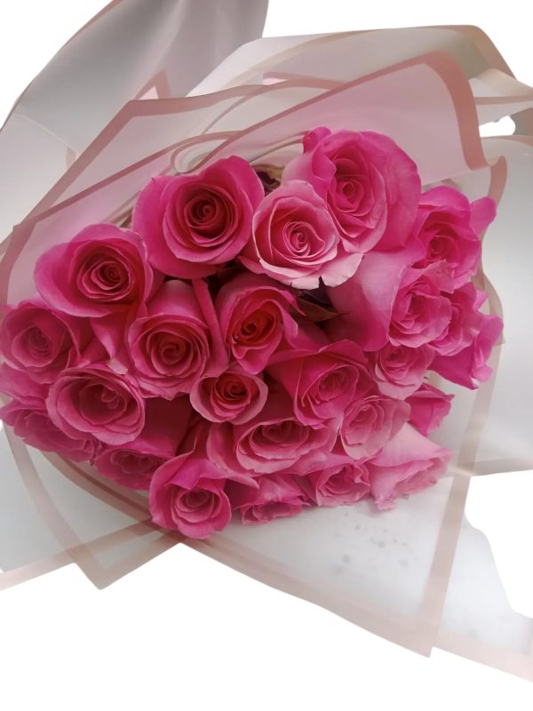 BOUQUET ROSAS FUCSIAS