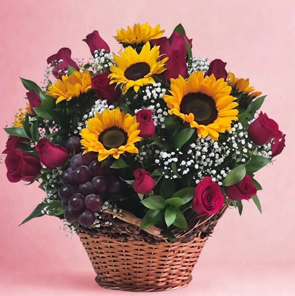 ROSAS Y GIRASOLES