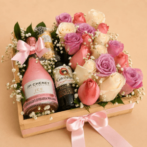 Caja Premium Rosas & Celebración